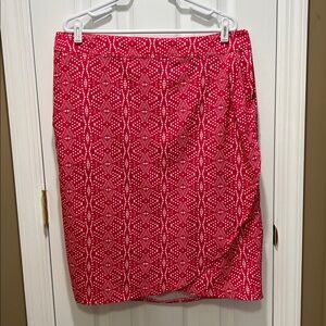 Ripskirt Wrap Skirt Length 3 with pockets, Playa Pink print, size XL